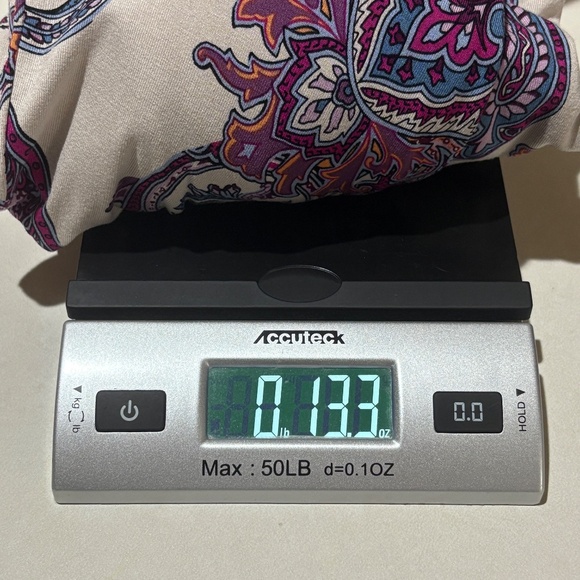 Chico's Womens Touch of Cool ¾ Sleeve Paisley T Shirt Sz 3 = US XL Boho Office - Picture 13 of 14